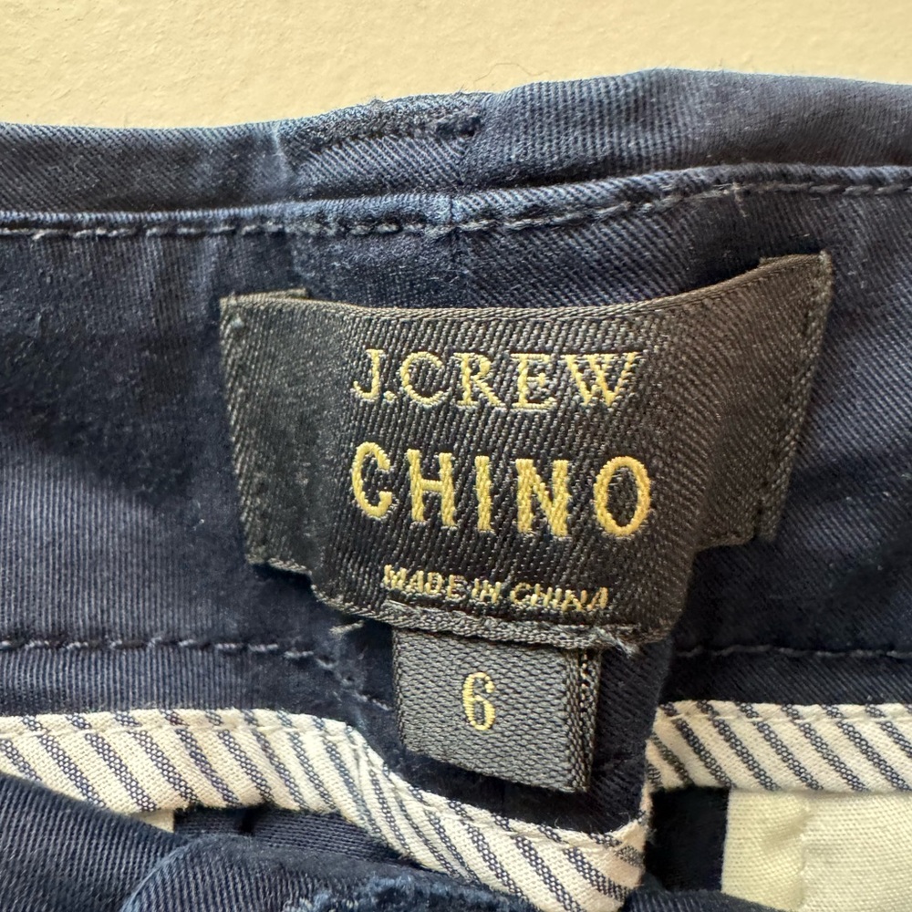 J. Crew Navy Women's Chino Shorts - Picture 2 of 3